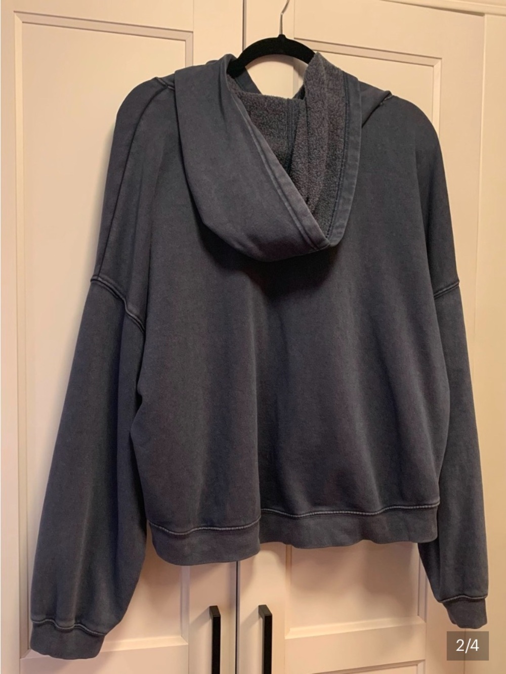 GAP 3-Piece Athleisure Bundle Navy Washed Hoodie L, Navy Leggings L & Logo Hat - Picture 8 of 10